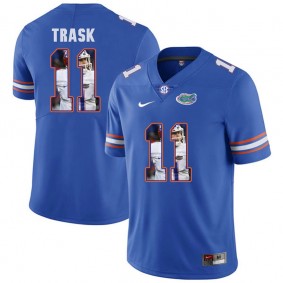 Florida Gators Football #11 Royal Player Portrait College Kyle Trask Jersey