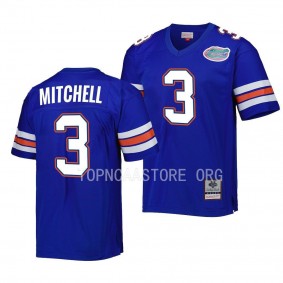 Florida Gators #3 Teradja Mitchell Legacy Football Royal Jersey Men's