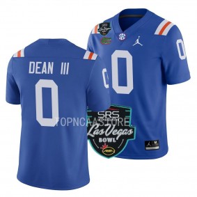 Trey Dean III Florida Gators 2022 Las Vegas Bowl Blue College Football Jersey