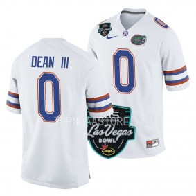 Trey Dean III 2022 Las Vegas Bowl White Game Football Jersey