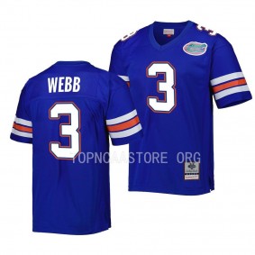 Florida Gators #3 Treyaun Webb Legacy Football Royal Jersey Men's