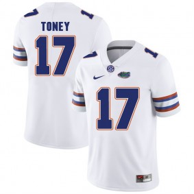 Florida Gators #17 White College Football Kadarius Toney Player Performance Jersey