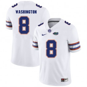 Florida Gators #8 White College Football Nick Washington Player Performance Jersey