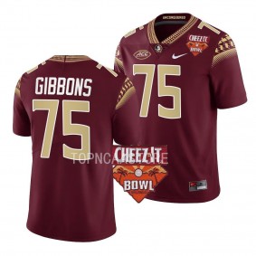 Dillan Gibbons Florida State Seminoles 2022 Cheez-It Bowl Garnet College Football Jersey