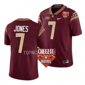 Jarrian Jones Florida State Seminoles 2022 Cheez-It Bowl Garnet College Football Jersey