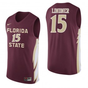 Justin Lindner #15 Garnet College Basketball Florida State Seminoles Jersey