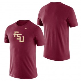 Florida State Seminoles School Logo Legend Performance T-Shirt Garnet