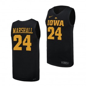 Gabbie Marshall Iowa Hawkeyes #24 Black Women's Basketball Jersey Unisex Replica