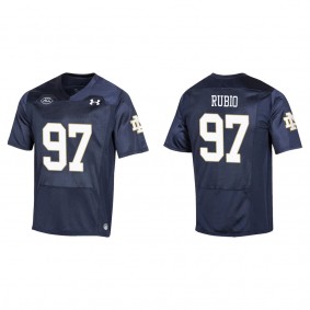 Gabriel Rubio Notre Dame Fighting Irish Replica College Football Jersey Navy