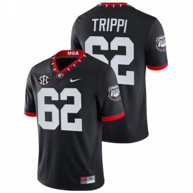 Georgia Bulldogs Charley Trippi #62 NFL Alumni Jersey Black Mascot 100th Anniversary