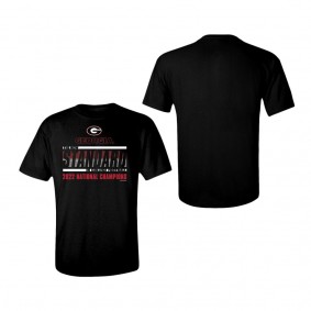 Georgia Bulldogs College Football Playoff 2022 National Champions New Standard T-Shirt Black