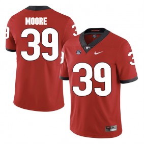 Georgia Bulldogs Corey Moore #39 College Football Game Jersey