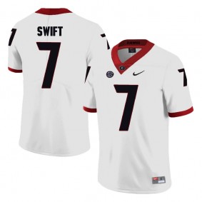 Georgia Bulldogs D'Andre Swift #7 College Football Game Jersey