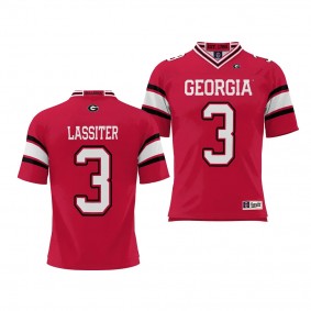 Kamari Lassiter Georgia Bulldogs Red NIL Player Football Youth Jersey