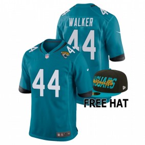 Travon Walker #44 Jacksonville Jaguars 2022 NFL Draft Teal Game Jersey Men