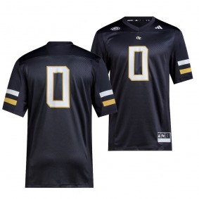 Georgia Tech Yellow Jackets 2023 Premier #0 Black Men's College Football Jersey