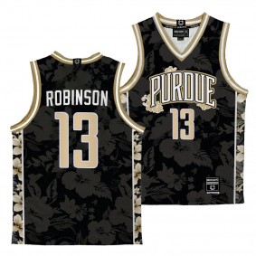 Glenn Robinson Purdue Boilermakers #13 Black Maui Invitational Basketball Jersey Men Limited