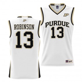 Purdue Boilermakers Glenn Robinson White #13 NIL Basketball Jersey Lightweight Unisex