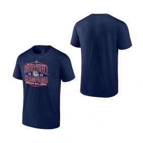 Gonzaga Bulldogs Fanatics Branded 2023 WCC Men's Basketball Conference Tournament Champions T-Shirt Navy