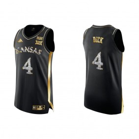 Gradey Dick Kansas Jayhawks Diamond Edition College Basketball Jersey Black