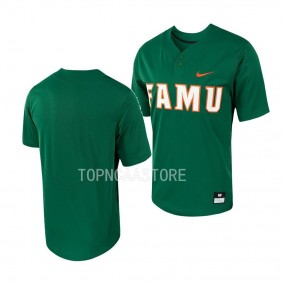 Florida AM Rattlers College Baseball Green 2-Button Jersey Men