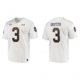 Houston Griffith Notre Dame Fighting Irish Replica College Football Jersey White