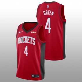 Jalen Green Rockets #4 Red Icon Edition Jersey