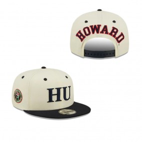 Howard Bison HBCU Collection 9FIFTY Snapback White Hat