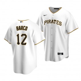 Hunter Barco Pittsburgh Pirates 2022 MLB Draft Jersey White Home Replica