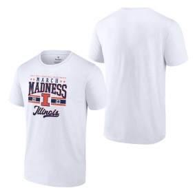 Illinois Fighting Illini Fanatics Branded 2023 NCAA Men's Basketball Tournament March Madness T-Shirt White