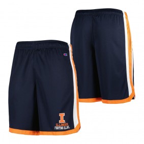 Illinois Fighting Illini Champion Basketball Shorts Navy