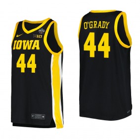 Addison O'Grady Iowa Hawkeyes 2023 National Championship Women's Basketball Black Jersey