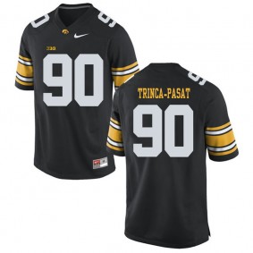 Iowa Hawkeyes #90 Black College Alumni Football Louis Trinca-Pasat Jersey