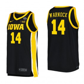 McKenna Warnock Iowa Hawkeyes 2023 National Championship Women's Basketball Black Jersey