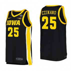 Monika Czinano Iowa Hawkeyes 2023 National Championship Women's Basketball Black Jersey