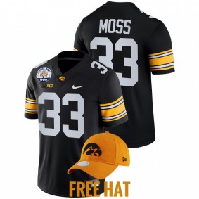 Iowa Hawkeyes Riley Moss #33 Free Hat Jersey Black 2021 Citrus Bowl