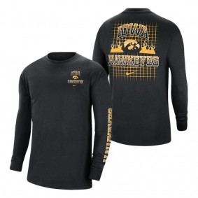 Iowa Hawkeyes Tour Max 90 Long Sleeve T-Shirt Black