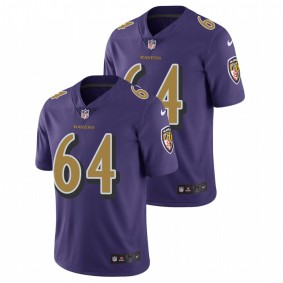 Tyler Linderbaum Baltimore Ravens 2022 NFL Draft Purple Limited Jersey Men