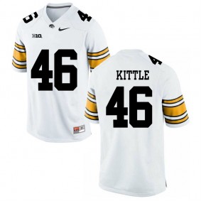 Iowa Hawkeyes #46 White College Alumni Football George Kittle Jersey