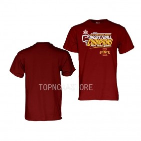 Iowa State Cyclones Cardinal 2023 Big 12 Womens Basketball Conference Tournament Champs Locker Room Unisex T-Shirt