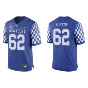 Jager Burton Kentucky Wildcats Replica Game Football Jersey Royal