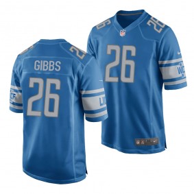 Detroit Lions Jahmyr Gibbs 2023 NFL Draft Blue Game Jersey Men