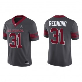 Jalen Redmond Oklahoma Sooners Nike Alternate Game Jersey Anthracite