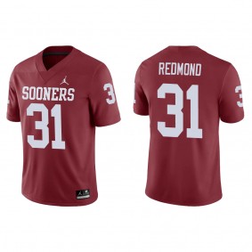 Jalen Redmond Oklahoma Sooners Jordan Brand Game College Football Jersey Crimson