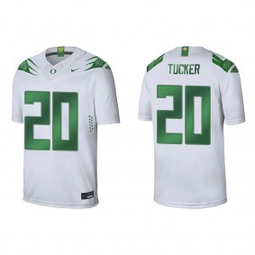 Jalil Tucker Oregon Ducks Game Jersey White