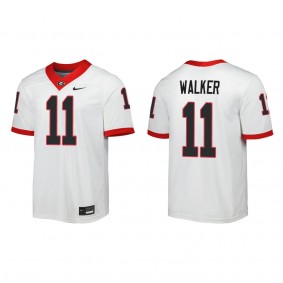 Jalon Walker Georgia Bulldogs Nike Away Game Jersey White