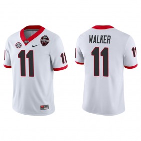 Jalon Walker Georgia Bulldogs Nike College Football Playoff 2022 National Champions Game Jersey White