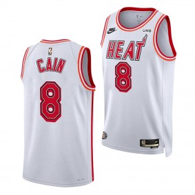 Heat Jamal Cain White #8 Classic Edition Jersey 2022-23 Swingman Men