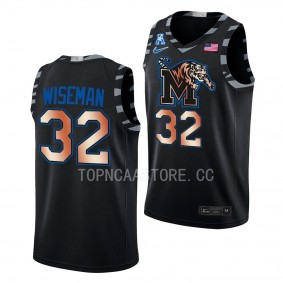 James Wiseman #32 Memphis Tigers Copper College Basketball Jersey Black