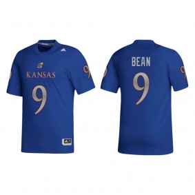 Jason Bean Kansas Jayhawks adidas NIL Replica Football Jersey Royal